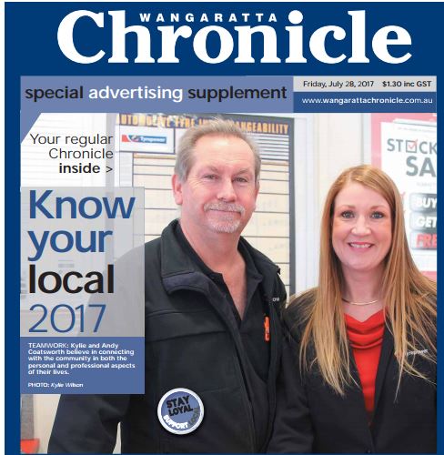 A1 Tyrepower Recently Featured in the Wangaratta Chronicle cover image