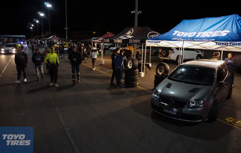 Toyo Tires at Sydney’s largest JDM street meet, the End of Month Meets